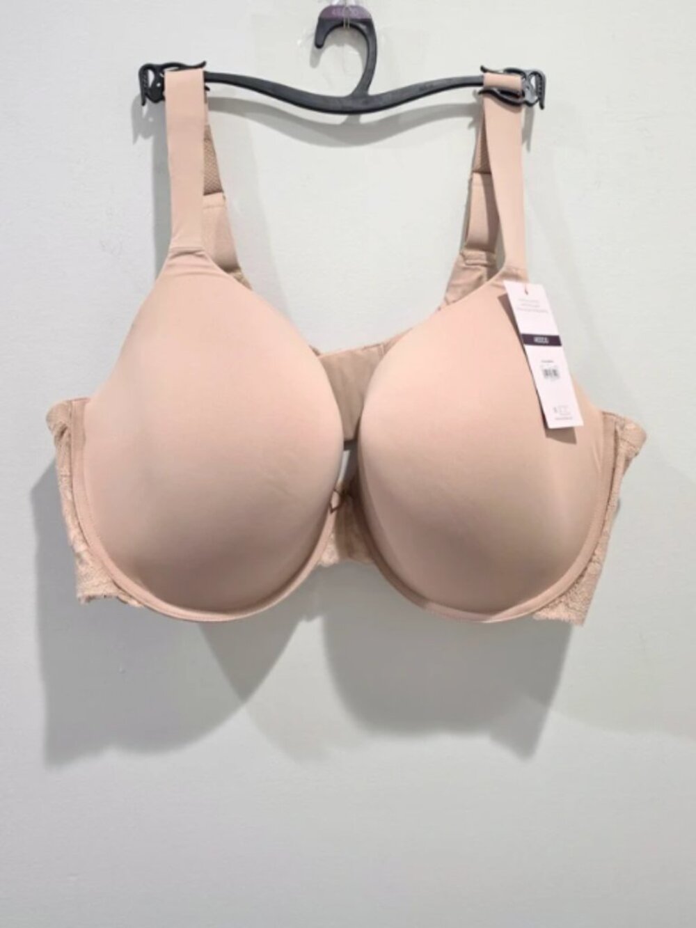 JoySpun Women's T-Shirt Bra Plus Size 46DDD